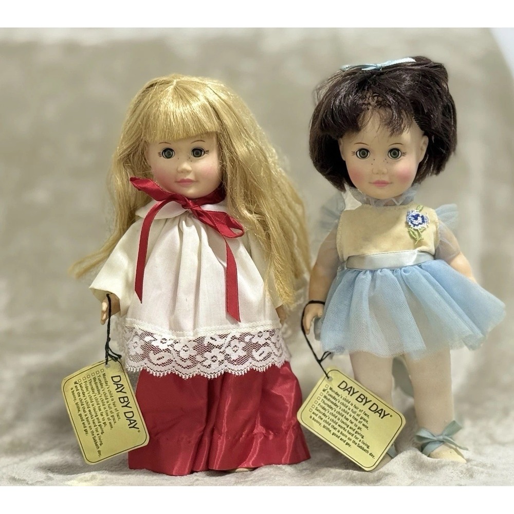 VINTAGE EFFANBEE DAY BY DAY‎ SUNDAY & TUESDAY DOLLS 1981